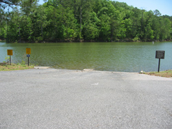 The Clark Creek South Boat Launch on Lake Allatoona