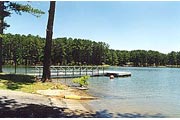 the boat launch and dock at Sweetwater Creek Campground, Lake Allatoona