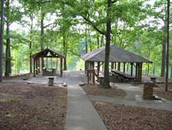 A view of Lake Allatoona from the picnic area