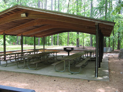 a Proctor Landing group picnic area